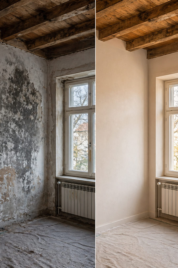Schimmelsanierung Altbausanierung W&uuml;rzburg